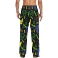 thumbnail image 2 of Top-kevin Asian Style Boho Pajama Pants Mens Lounge Pants Lightweight Men Pajama Bottoms with Drawstring Pockets, 2 of 13
