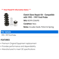 thumbnail image 2 of Clutch Repair Kit - Compatible with 1993 - 1997 Ford Probe 1994 1995 1996, 2 of 2
