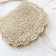 thumbnail image 4 of Bolsa de mensajero de verano tejidas con cuerda de paja para vacaciones para mujer (Beige) Likrtyny Para Estrenar, 4 of 9