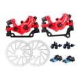 thumbnail image 2 of Aluminium Bike Mechanical Disc Brake Caliper Stable Cycling install Cycling Parts Repair Parts Outdoor , Front Rear 2 Discs, Multi, 2 of 10