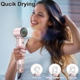 thumbnail image 2 of WISHRUN 5-in-1 Hot Air Hair Dryer Brush, Detachable Blow Dryer & Styler with Curling Wand, Volumizing Brush, Straightener and Curler, Lightweight Portable Travel Hairdryer for Women and Men(Pink), 2 of 7