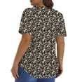 thumbnail image 5 of Fantaslook Blouses for Women Pleated Short Sleeve Tunic Tops Dressy Casual Summer Shirts, 5 of 10