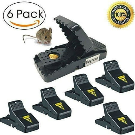 Best Mouse Trap, Mice\Rat Trap Snap Humane Power Rodent Killer, [Quick & Effective] 100% Mouse Catcher, [Safe & Sanitary] Families\Pets Protector - 6 (Best Trap Drops Ever)