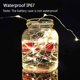 thumbnail image 3 of Cadena de luces para botellas - 12 x 20 luces LED de corcho - Blanco cálido - Con alambre de cobre - Funciona con pilas - Cadena de luces para botellas de vino - Navidad, fiesta, boda, etc. esquí esquí Gafas de esquí, 3 of 5