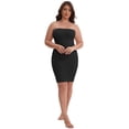 thumbnail image 5 of DARING DIVA Women's Push-Up Strapless Bandeau Tummy Control Slip XL Black, 5 of 6
