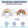 thumbnail image 2 of 2pcs Rainbow Double Sided Clean Dirty Magnets, Dishwasher Clean Dirty Flip Magnet Washer Magnet Clean Dirty Sign Pretty Dishwasher Clean Dirty Magnet for Kitchen Refrigerator Laundry Room, 2 of 7