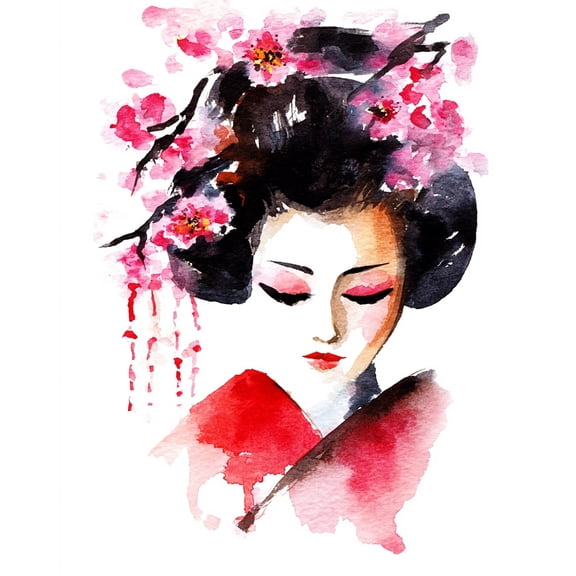 DIY Paint by Numbers Kit for Adults - portrait of a lady on Canvas 40x50 cm with Brush and Acrylic Paints Home Decor