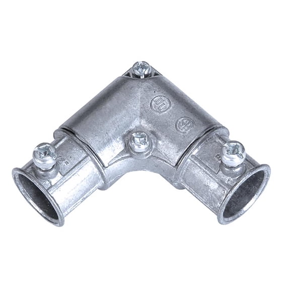 Sigma Engineered Solutions ProConnex 1/2 in. D Die-Cast Zinc Corner Elbow For EMT 1 pk, Each