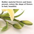 thumbnail image 4 of LOVEVER 35cm Artificial Silk Green Lily Outdoor Bouquet (10 Count), 4 of 9