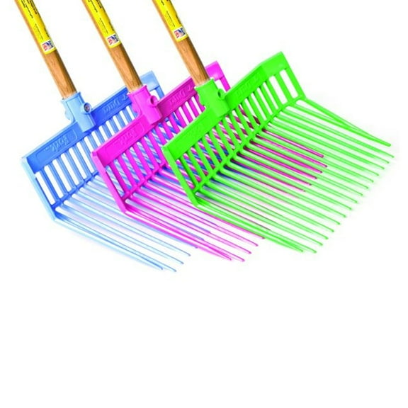 Miller Manufacturing Set of 3 Plastic Little Giant DuraFork Bedding Forks