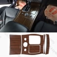 thumbnail image 3 of for Infiniti Q70 2014 - 2019 Wood Grain ABS Center Console Gear Shift Plate Trim -, 3 of 4