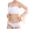 thumbnail image 4 of Bigersell Spaghetti Strap Bra Sale Comfortable Sports Bras for Women Sport Bra Style R4212 V-Neck Pullover Bras Pull-On Bra Closure Women's Plus Size Padded Tank Tops White XL, 4 of 6