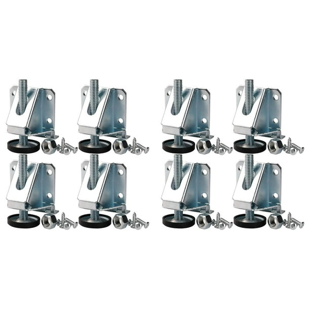 8X Leveling Feet Heavy Duty Furniture Levelers Adjustable Table Leg