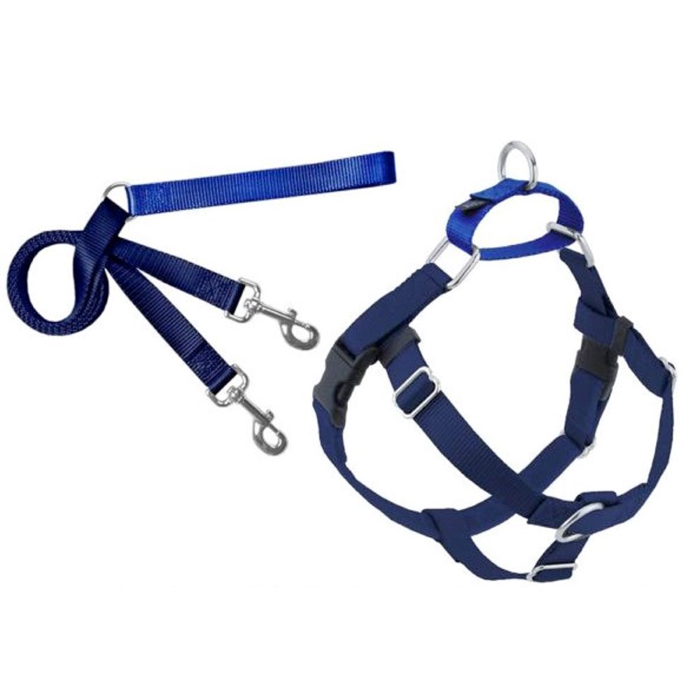 2 Hounds Design Freedom No-Pull Dog Harness with Leash, Large, 1-Inch