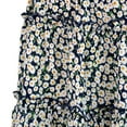 thumbnail image 6 of Women's Tennis Skirts Summer High Waist Ruffled Summer Print Floral Skirt Women Casual Beach Bohemian Short Style Blue XXL, 6 of 6