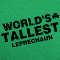 thumbnail image 2 of Womens Worlds Tallest Leprechaun T Shirt Funny Cute Saint Patricks Girls Shirt Womens Graphic Tees, 2 of 9