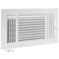 thumbnail image 1 of Cubierta de ventilación EZ-FLO 30 x 15 cm (abertura de conducto) blanca, 1 of 6