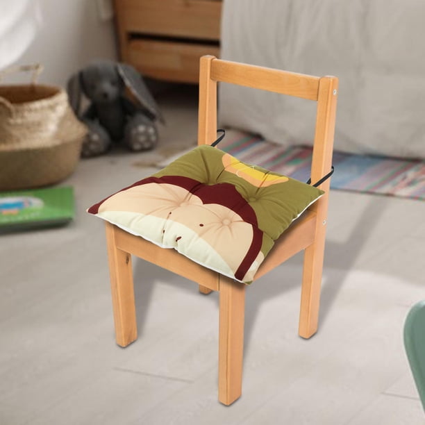 Alfombrilla para asiento, cojín para asiento de silla, cómodo poliéster con lazos, cojín portátil para Patio, cojín para asiento en el suelo para sala 30cmx30cm