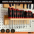 thumbnail image 6 of Screwdriver Organizer, Hammer Holder and Pliers Rack - Wall Mount Workshop Hand Tool Organizers and Storage, 6 of 6