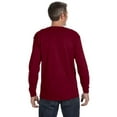 thumbnail image 2 of Gildan Heavy Cotton 5.3 oz. Long-Sleeve Men T-Shirt Garnet Medium, 2 of 3