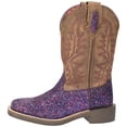 thumbnail image 2 of Smoky Mountain Western Boots Girls Ariel Leather Pull On Purple 3164Y, 2 of 6