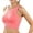 Pink, variant on Women Mesh Breathable Sports Bra For Yoga Running Fitness, Wireless Shockproof Quick-drying Top Bra