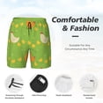 thumbnail image 3 of Fotbe Funny Chicken Men’s Swim Trunks Quick Dry Swim Shorts Board Shorts with Mesh Lining-Small, 3 of 9