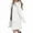 White, variant on Womens Hooded Long Coats Maxi Over Knee Length Long Sleeve Puffer Jacket Plus Size Warm Padded Coat Winter Outerwear Black,3xl Womens Winter Coats