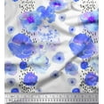 thumbnail image 1 of Soimoi Cotton Poplin Fabric brush stroke & floral Watercolor Print Fabric by the Yard 56 Inch Wide, 1 of 1