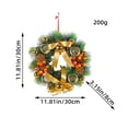 thumbnail image 3 of Guirnalda de Navidad DIY Guirnalda de Navidad Colgante Decoración de boda para el hogar (Oro), 3 of 3