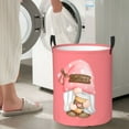 thumbnail image 6 of Uemuo Coffee Gnome (1) Pattern Circular Laundry Hamper Basket with handles,Collapsible laundry basket,Large capacity laundry hamper,Laundry Organizer-Medium, 6 of 8