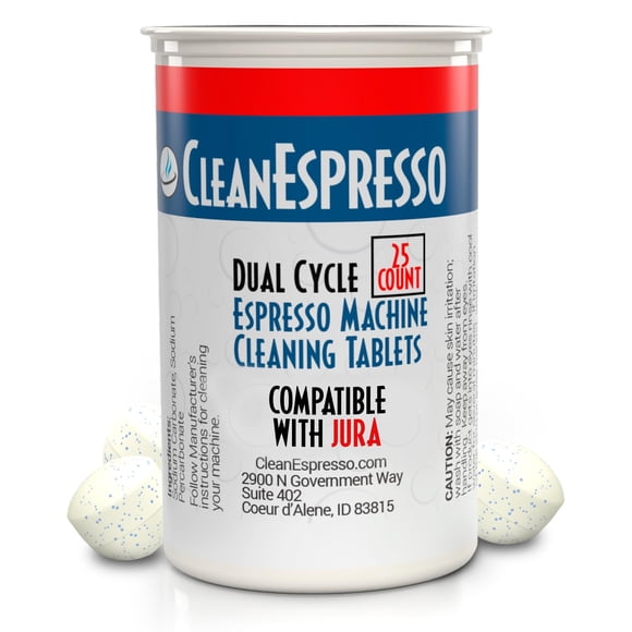 Pastillas limpiadoras CleanEspresso Jura 25 Dual Cycle 3.5 g