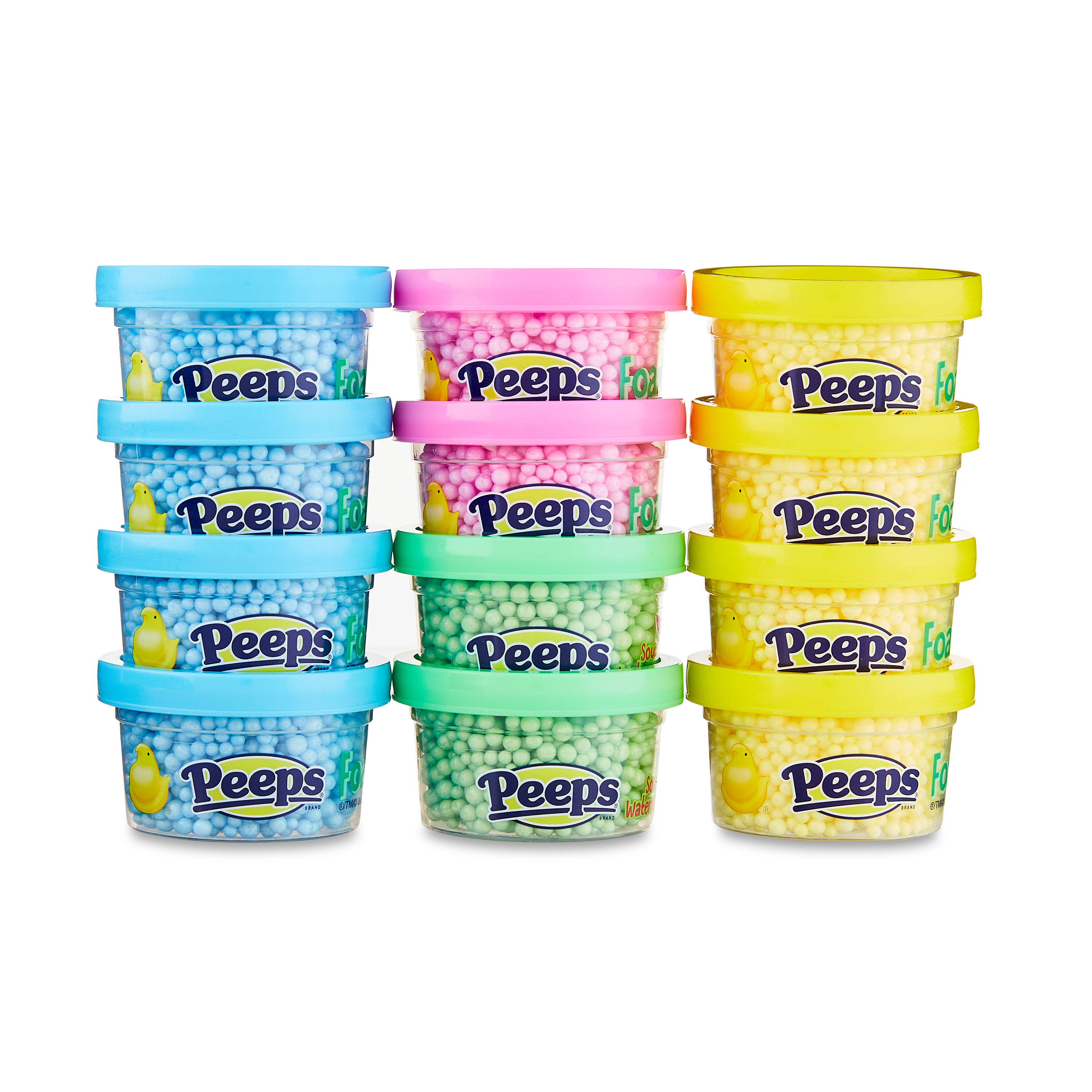 PEEPS® 12 Pack x 1oz Marshmallow Scented Foam - Walmart.com