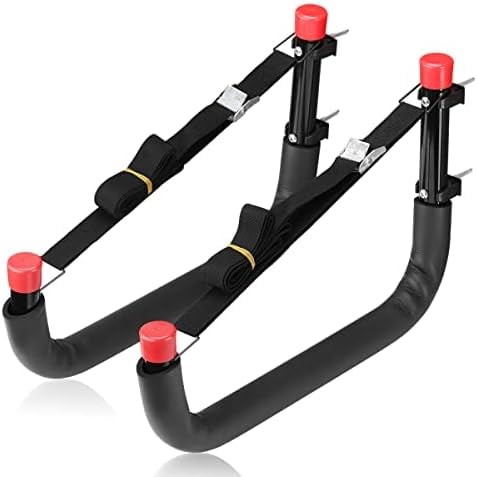 Heavy Duty Garage Storage Hooks, Wall Mount Kayak Storage Racks, Hangers Black   Red$$Tools & Hardware Other