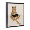 thumbnail image 3 of Stupell Industries Contemporary Gamer Tabby Cat Black Floating Frame Canvas Art, 17 x 21, by Tara Royle, 3 of 7