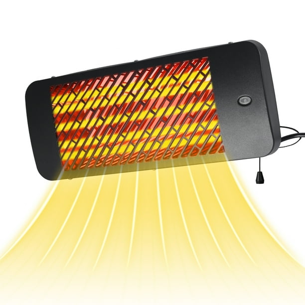 Heater Electric Quartz Tube WallMounted Infrared Courtyard ThreeStage