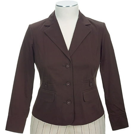 Women's Plus Sateen Jacket