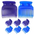 thumbnail image 1 of 8pcs Hot Roller Claw Clips Hair Curler Replacement Sectioning Styling Jaw Clips, 1 of 9