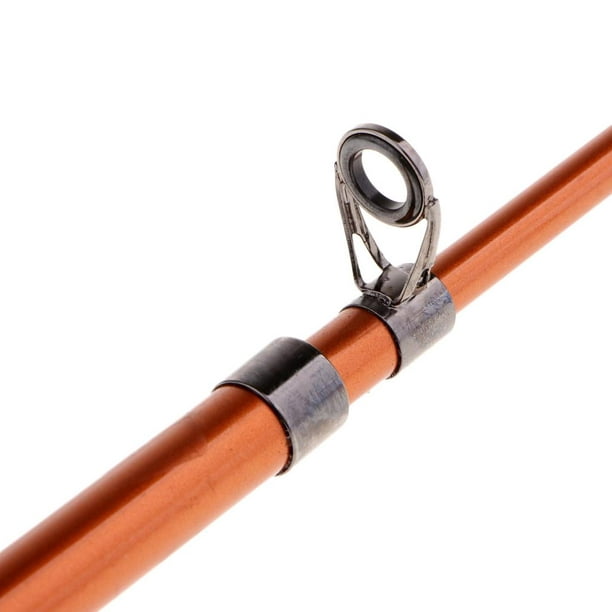 Yinanstore 1.5m Fishing Pole Rod And Beginner's First Orange Orange