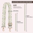thumbnail image 5 of Purse Strap Replacement Crossbody, 3.8cm Wide  Strap Adjustable Replacement Belt  Buckle, Handbag Crossbody Bag Strap Cute Leaf Butterfly, 5 of 7