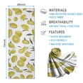 thumbnail image 2 of Yellow Lemon Fruit Slices White Pattern Hot Yoga Mat Towel Non Slip for Hot Yoga - Quick-Drying Yoga Mat Cover with 4 Corner Pockets with Travel Bag - Hot Yoga Towel Non Slip 74"x26", 2 of 6