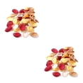 thumbnail image 4 of Pétalos de rosa Yuarrent 200 Uds flores artificiales Vino rojo 2piezas, 4 of 6