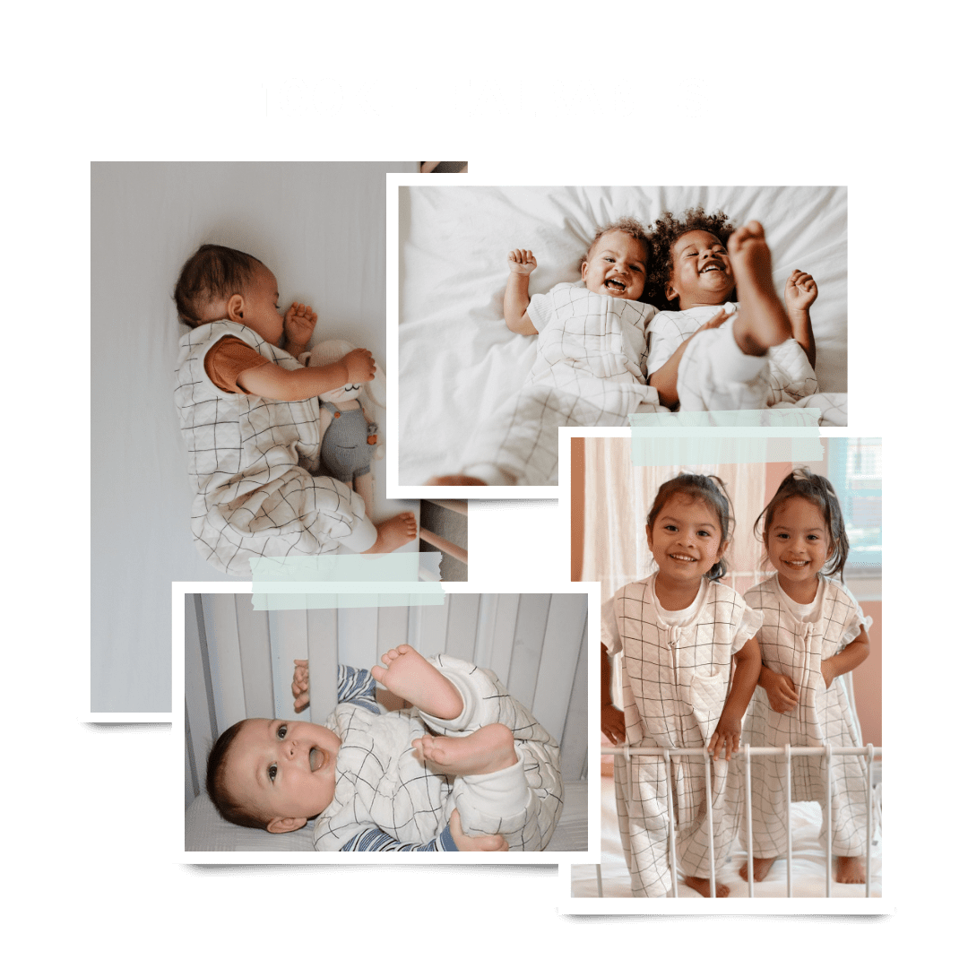 Tealbee Dreamsuit - Bamboo Sleep Sack with Legs - (0.8 Tog) Checkered 3T-4T