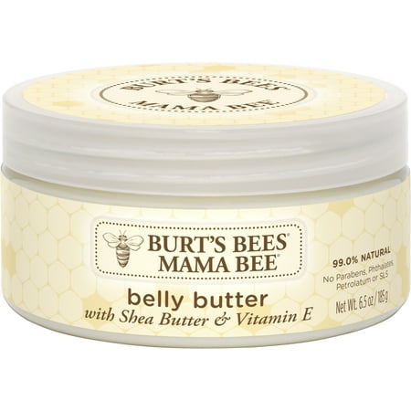 Burt's Bees Mama Bee Belly Butter, Fragrance Free Lotion, 6.5 Ounce (Best Belly Cream To Prevent Stretch Marks)