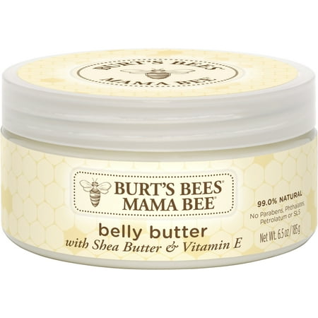 Dairy Free Cream - Burt's Bees Mama Bee Belly Butter, Fragrance Free Lotion, 6.5 Ounce Tub