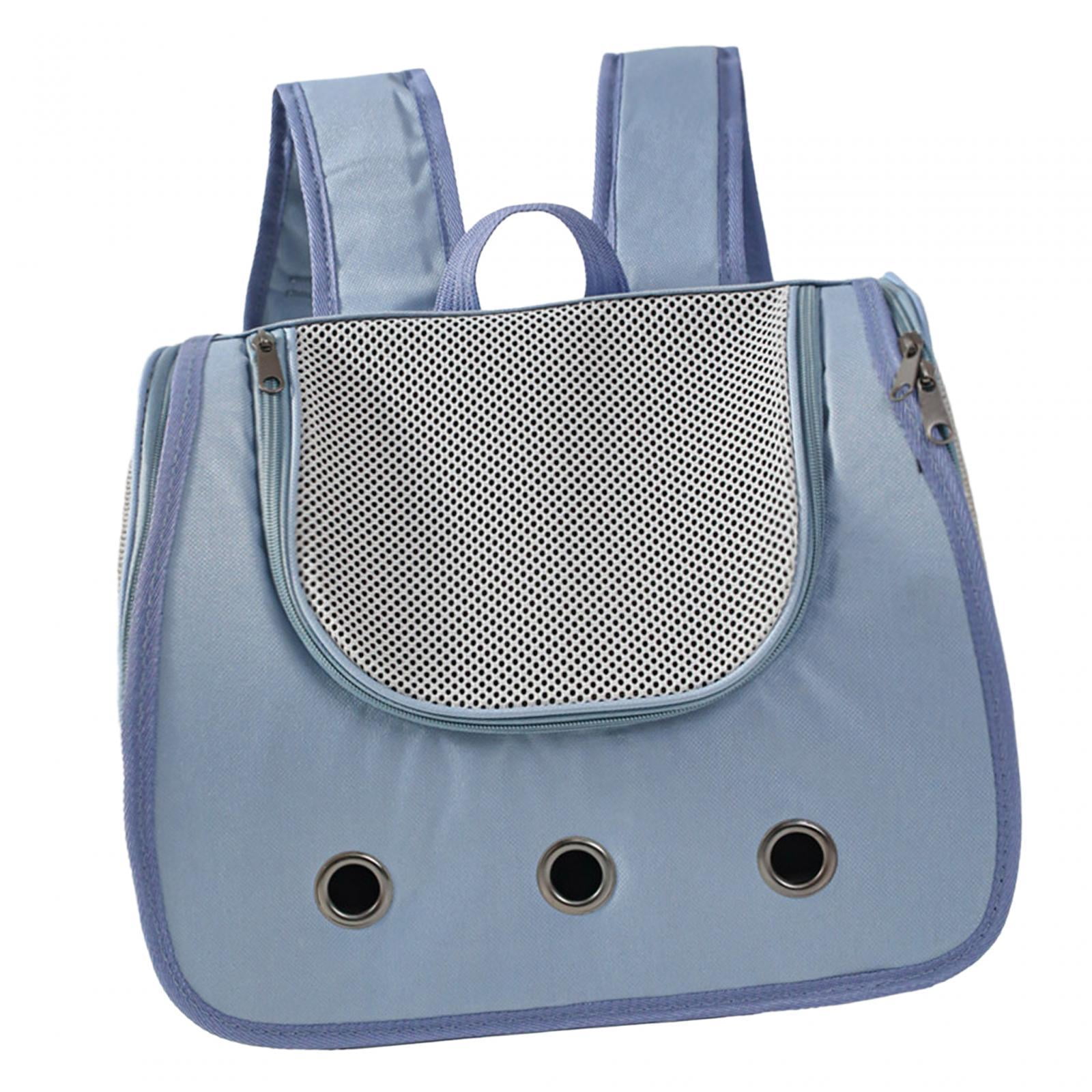 oshhnii Cat Backpack Carrier Comfortable Ventilation Portable Breathable Dog Cat Carrier Blue