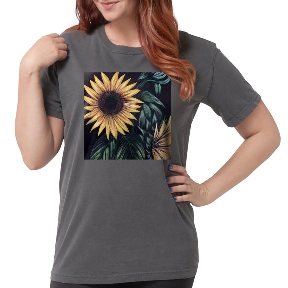 CafePress - Sunflower Life T Shirt - Womens Comfort Colors® Shirt