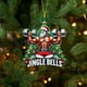 thumbnail image 4 of Pendientes Navideños Grandes Adornos Árbol Navideño Adornos Para Colaboradores Adornos Para Árbol Dos Collares Doble Impresión Santa Fitness Musculatura, Ornaments De Navidad Grandes Adornos, 4 of 9