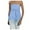 Blue, variant on HNMKIU Travel Lightweight Tanks Women's Sexy Bandeau Top Unique Design Wrap Chest Crop Shirt For Party Clubwear