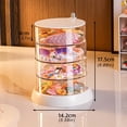 thumbnail image 3 of Layer Rotating Jewelry for Bracelet Necklace and Hair Accessory Storage - Transparent -Layer Organizer for Girl's Dressing Table, 3 of 3
